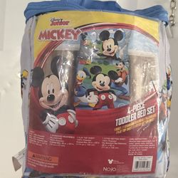Mickey Mouse crib set , blanket pillow cover, mattress cover