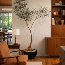 6 Ft. Brachychiton Rupestris/ Bottle Tree (Planter Included)