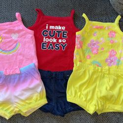 Summer Baby Girl Clothes 0/3M 
