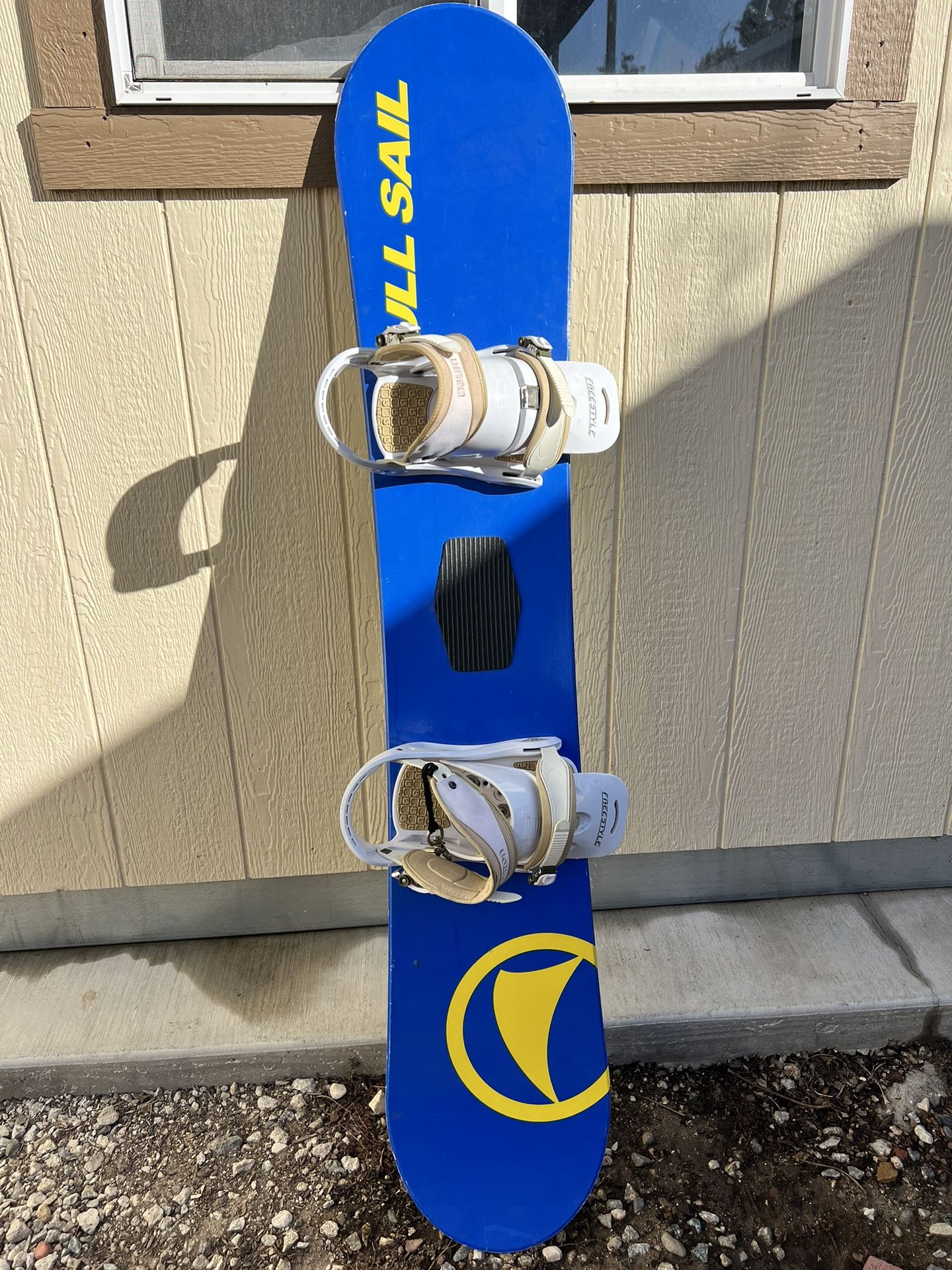 Snow Board With Burton Bindings