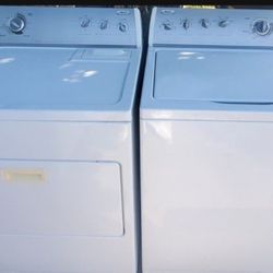 WHIRLPOOL SET WASHER AND ELECTRIC DRYER WORKING PERFECT DELIVERY SERVICE AVAILABLE FOR A FEE 