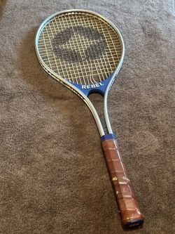 Vintage 1979’s Spalding Rebel Aluminum Tennis Racquet 4 3/8 Genuine Cowhide Grip