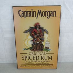 Captain Morgan Spiced Rum Promo 3D Bar Sign Wall Decor


