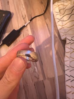 14k silver ring