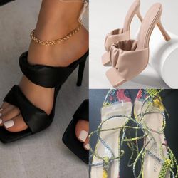 Open Toe Heels 
