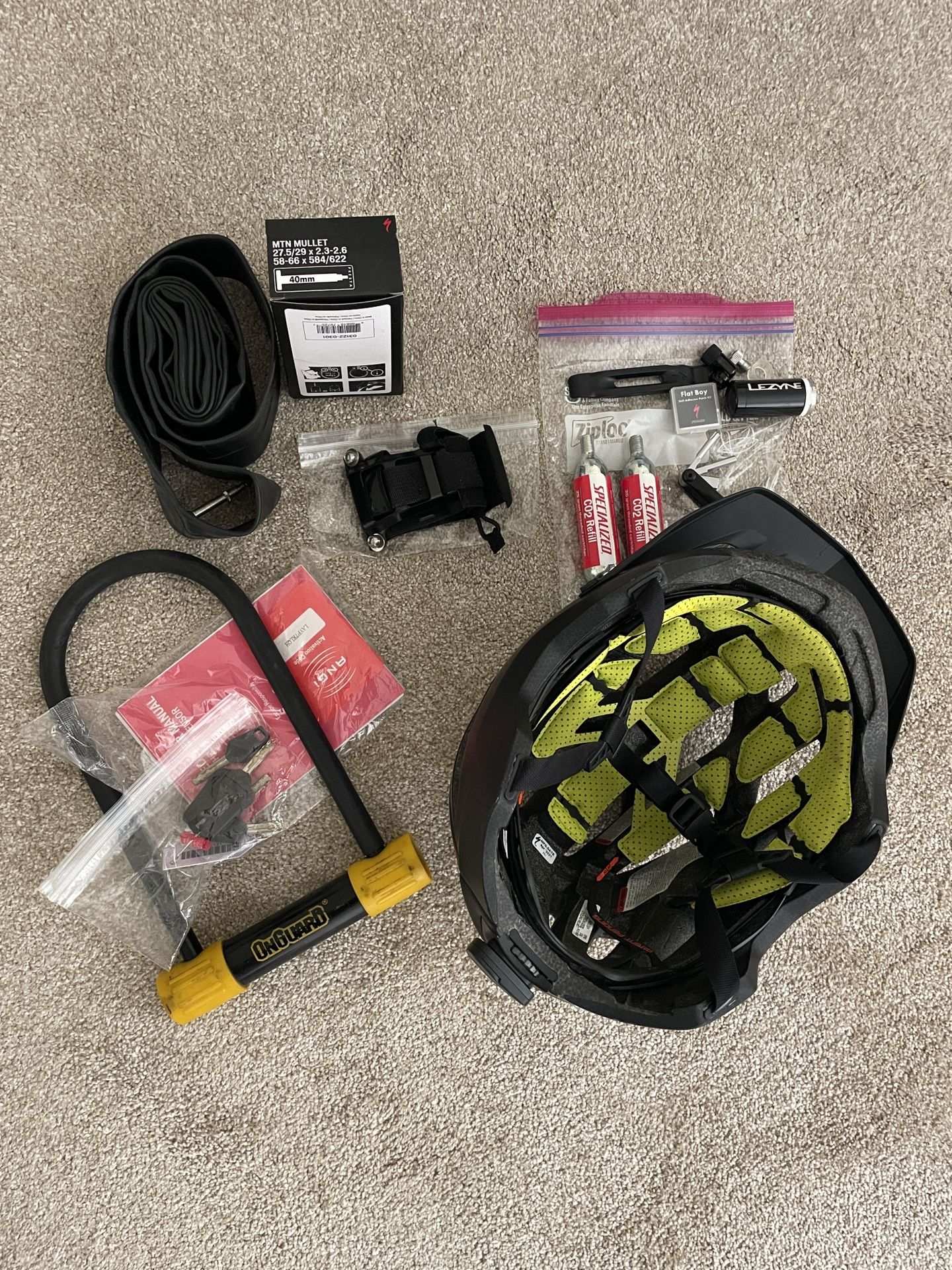 Specialized Bike Parts, Helmet, Tools, Spare Parts, Lock