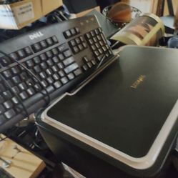 Color Printer And Computer Key Board