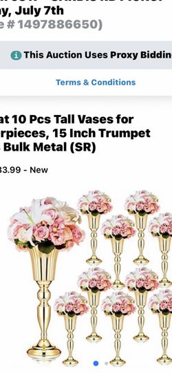 Gold Flower Stand