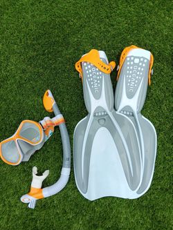 Fins Mask Snorkel New