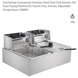 Dual Deep Fryer. 