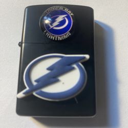 Tampa Bay Lightning fliptop lighter new without fuel