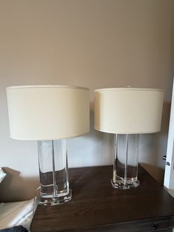 Crystal oval lamps