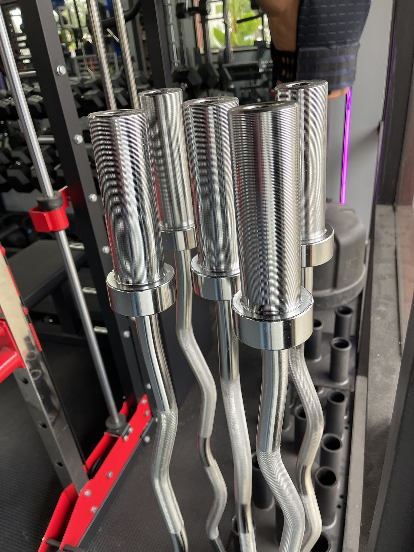 EZ CURL BARS🔹WORKOUT FITNESS SPORTS GYM EQUIPMENT