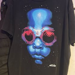 Hellstar Goggle T Shirt Black/ Blue, Size M
