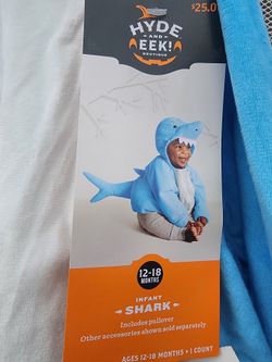 Baby Shark Halloween Costume 12-18M