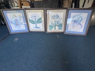 Beautiful framed art pieces(4). To complement any room in your home.