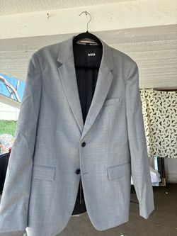 Hugo Boss Light Gray Suit Jacket
