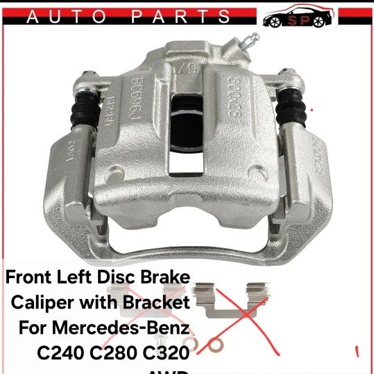 Front Left Disc Brake Caliper For Mercedes-Benz