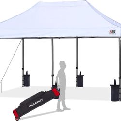 ABCCANOPY 10x20 Easy Pop Up Canopy Tent, White