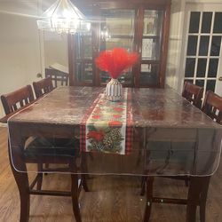 Dark Brown  Dining room And Large China