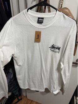 Stussy Honolulu Chapter Long Sleeve Tee - White (Size S)