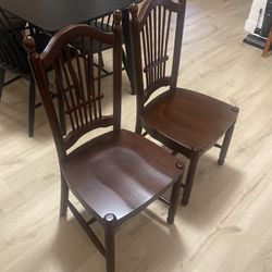 Wood Chairs X2