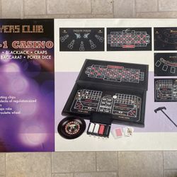 Excalibur 6-in-1 Casino House game set