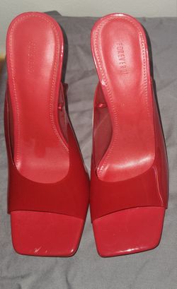 Forever 21 Red Stiletto Skinny Heels 👠 