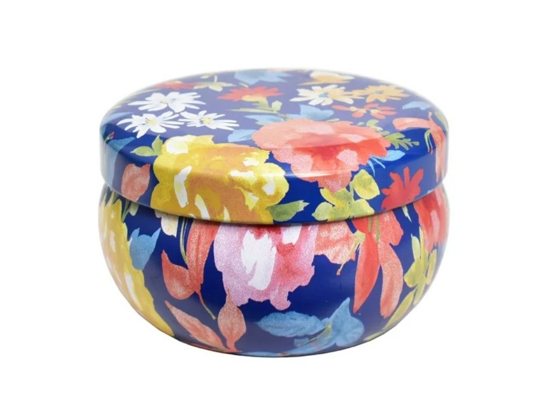 THE PIONEER Woman PFIONA FLORAL CANDLE TIN 1 Count Of 1