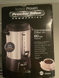 Commercial grade coffee percolator 60 cup
