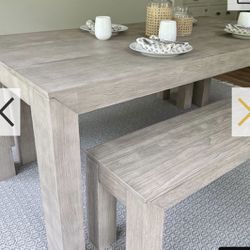 Beautiful Grey Modern Dining Table 