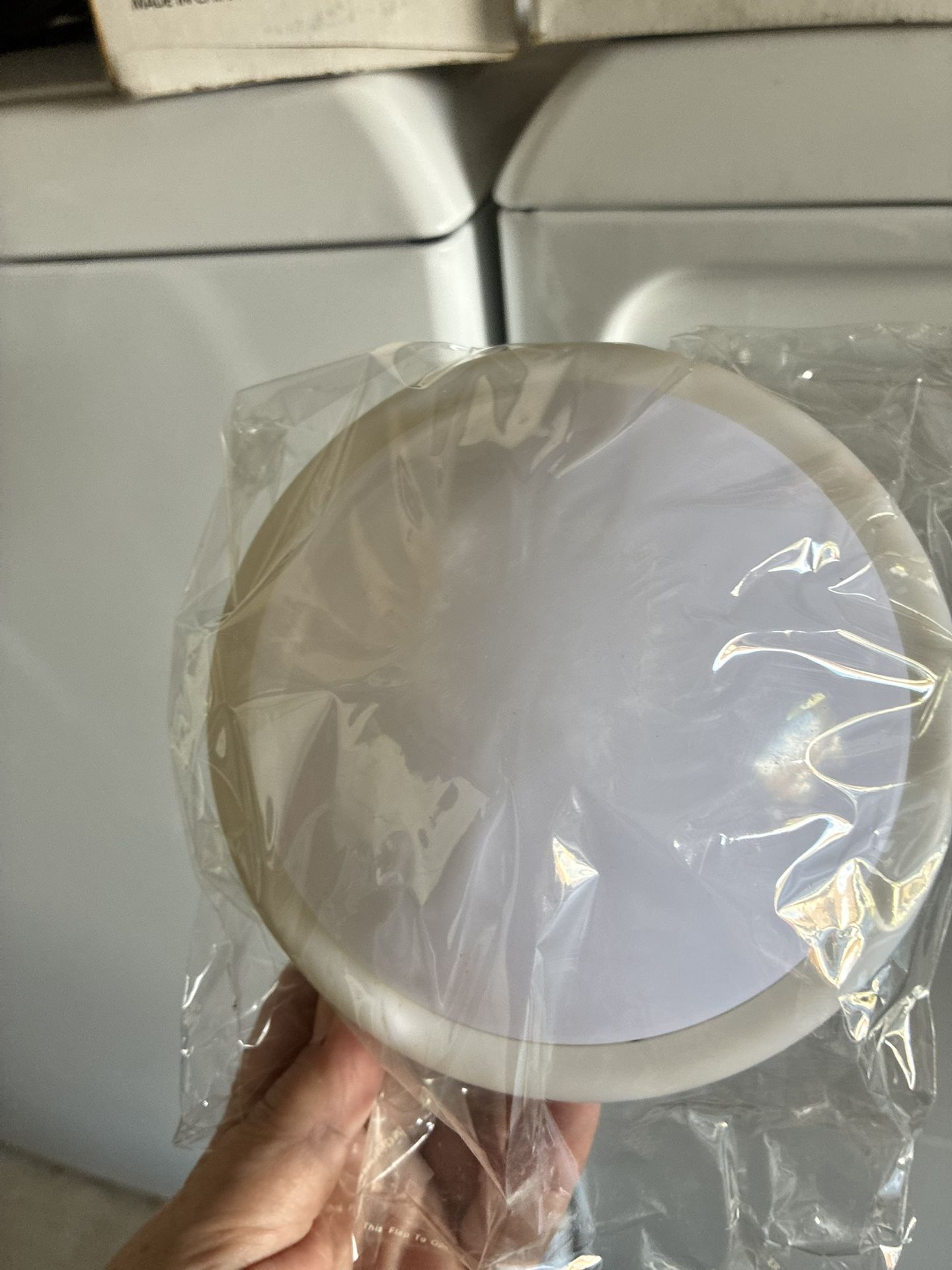 This is an LED surface mount round ceiling light