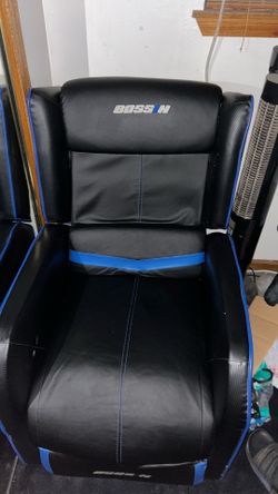 Blue Recliner Gaming Chair