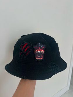 Five nights at Freddy’s Black Bucket Hat with Patches