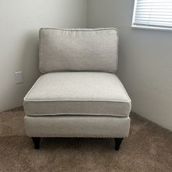 Gray Accent Chair 