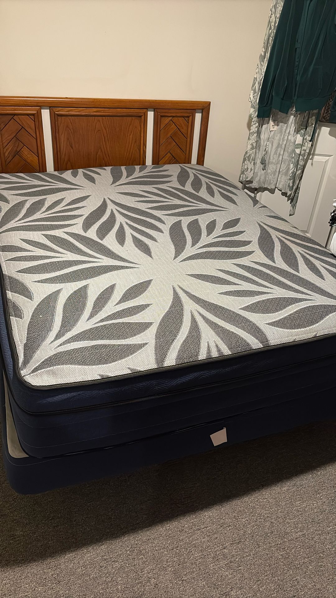Queen Pillow Top Mattress And Box Spring