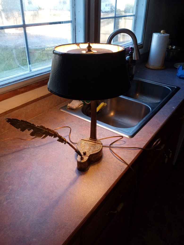 Antique Inkwell Lamp