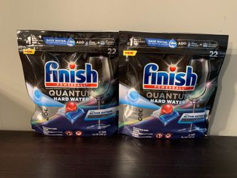 Finish Quantum Hard Water 22ct Dishwasher Tabs, Price for Both