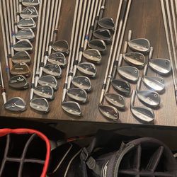 Titleist Irons/Vokey Wedges - TaylorMade Driver/3wd/3-4hbyd