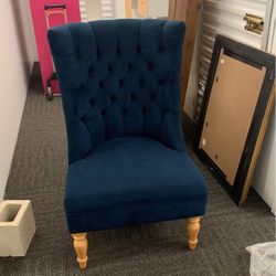 Blue Velvet Chair