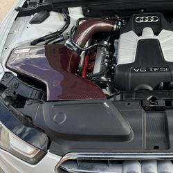 Audi S5 Red Carbon Intake