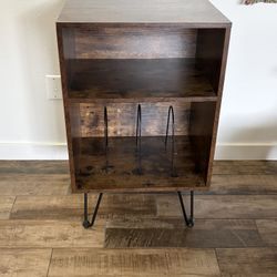 Wooden Record Player Stand