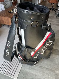 Maxfli Staff Golf Bag Black Red White
