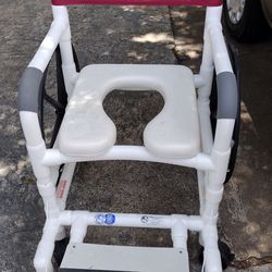 Shower wellchair with big wheel