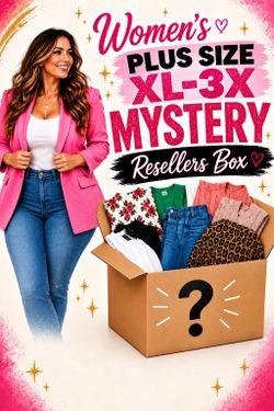 Women's Plus Size XL-3X Mystery Reseller Box