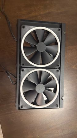 Black rbg nzxt fans