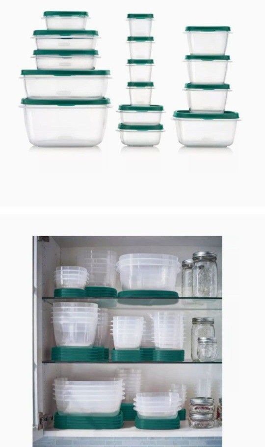 Rubbermaid Easy Find Lids 30 Pc. Set, Special Edition Dark Green