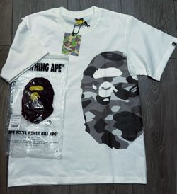 White Bape tee
