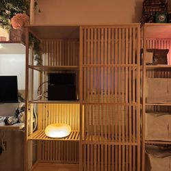 IKEA NORDKISA Bamboo Wardrobe 