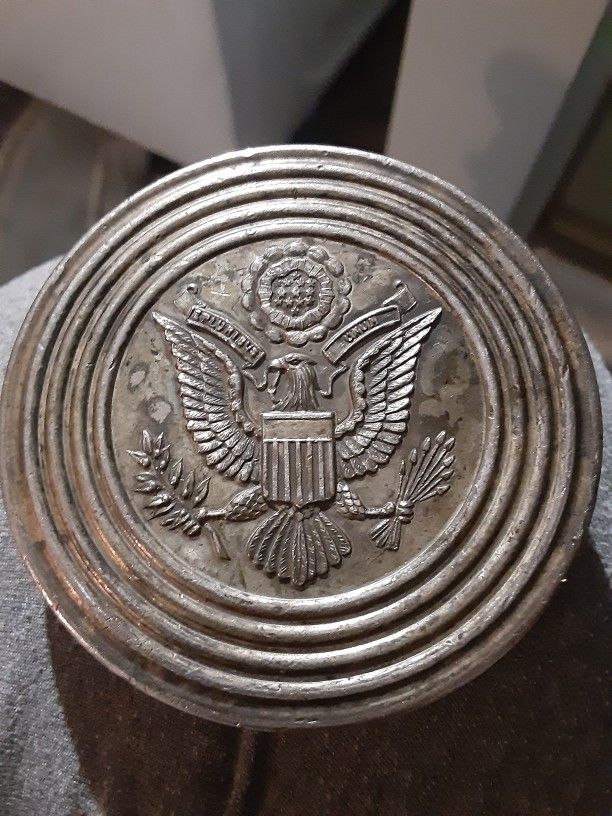 Antique Army Brass Tape Measure